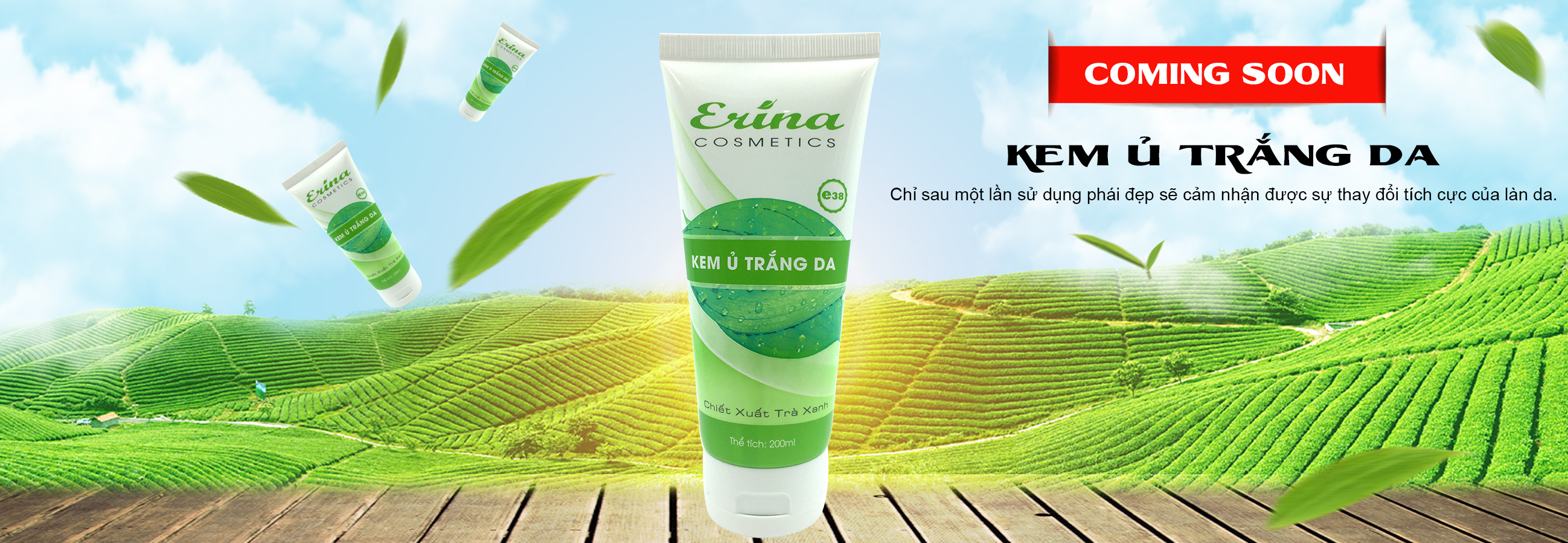 sản phẩm mới KEM Ủ TRẮNG DA ERINA